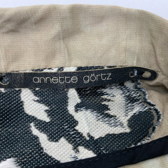 Annette Gortz Germany Art-to-Wear Textured Floral Sculptural Jacket Medium - Picture 4 of 16